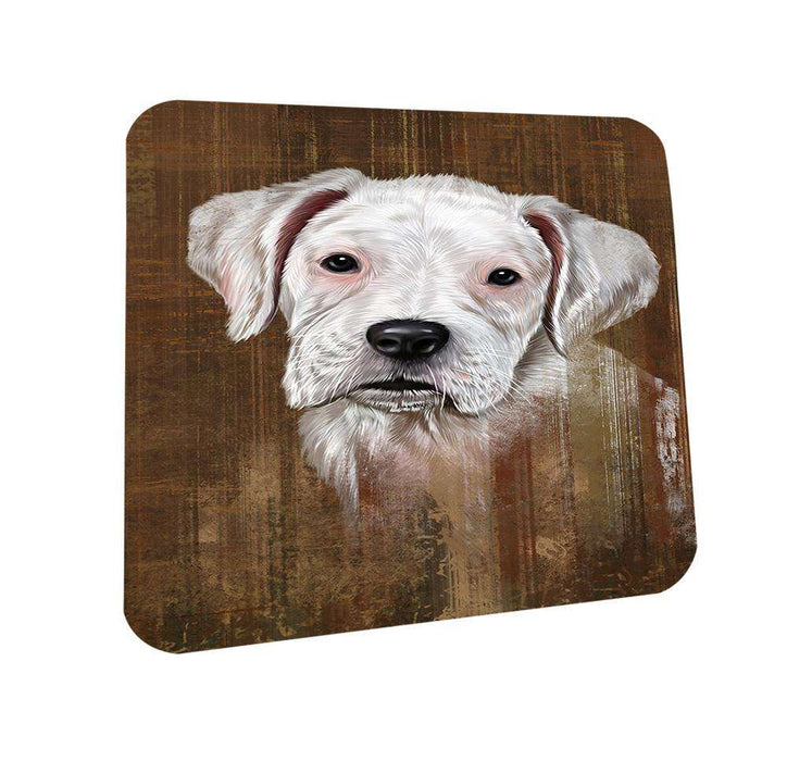 Rustic Boxer Dog Coasters Set of 4 CST50309