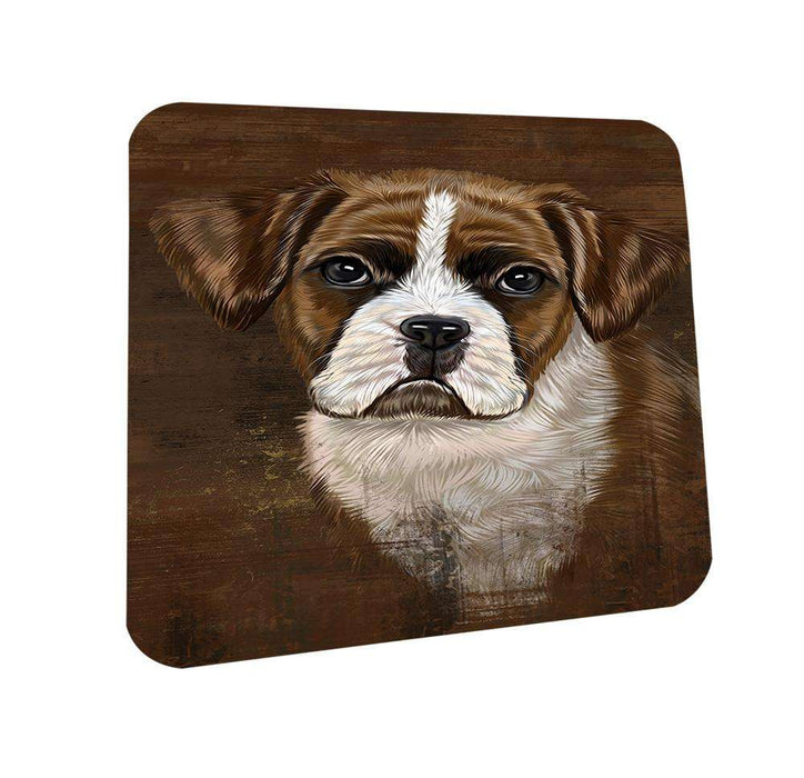 Rustic Boxer Dog Coasters Set of 4 CST50310