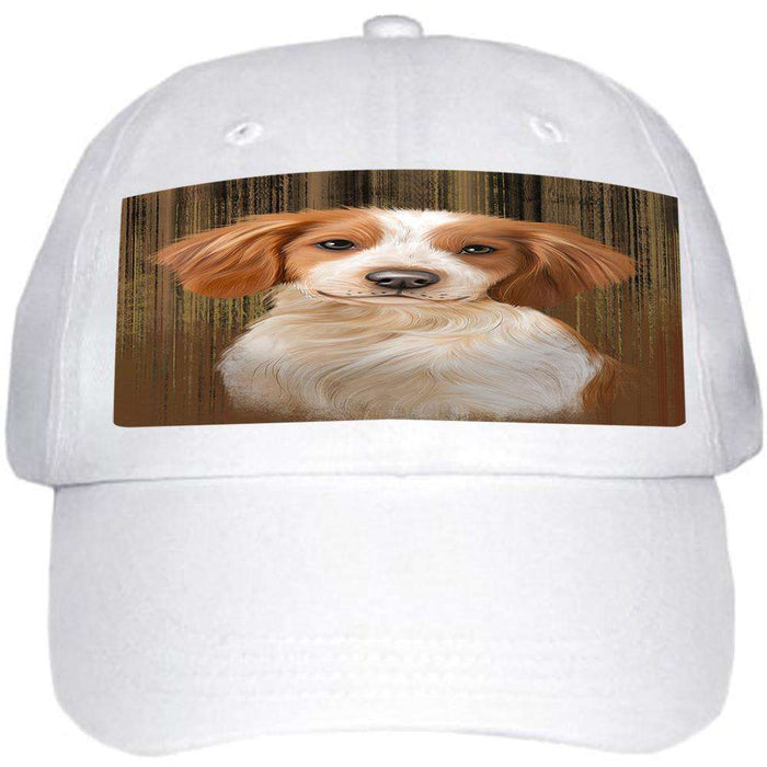 Rustic Brittany Spaniel Dog Ball Hat Cap HAT54810