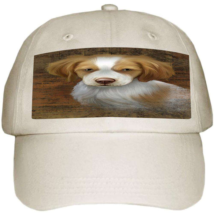 Rustic Brittany Spaniel Dog Ball Hat Cap HAT54813