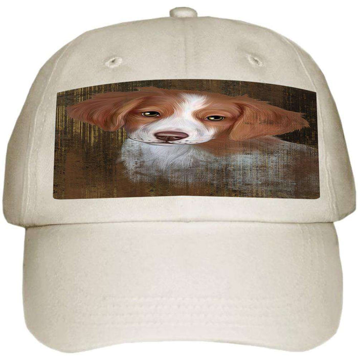 Rustic Brittany Spaniel Dog Ball Hat Cap HAT54816