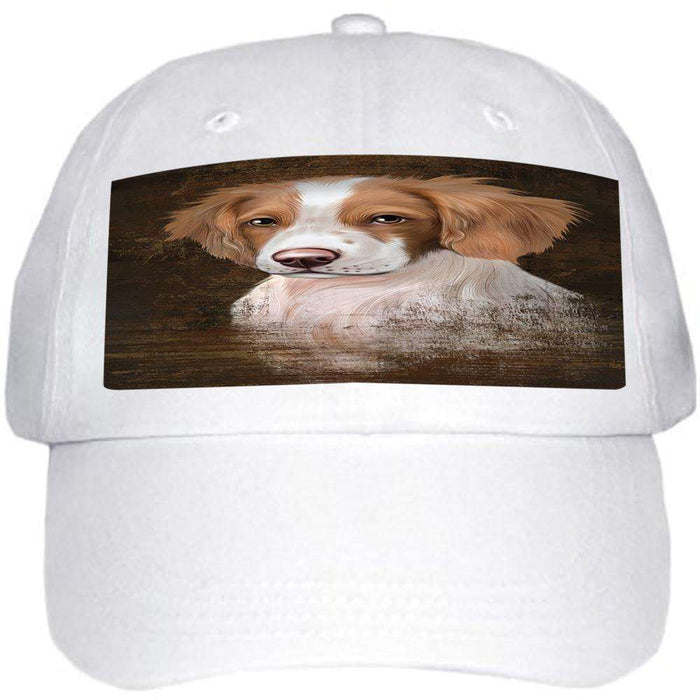 Rustic Brittany Spaniel Dog Ball Hat Cap HAT54822