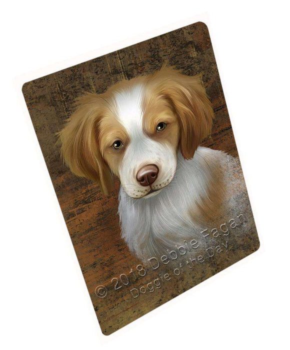 Rustic Brittany Spaniel Dog Blanket BLNKT69321