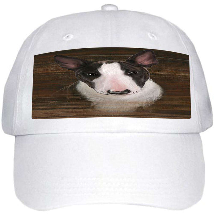 Rustic Bull Terrier Dog Ball Hat Cap HAT54831