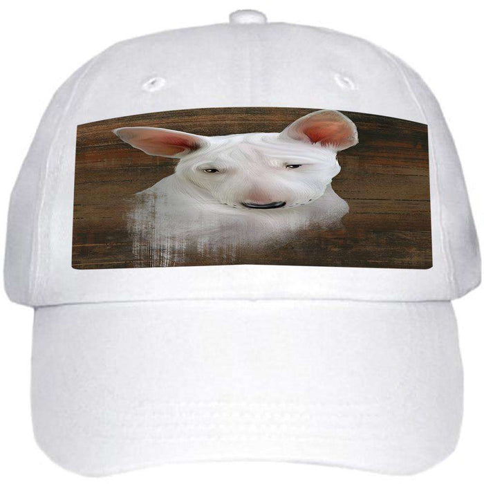 Rustic Bull Terrier Dog Ball Hat Cap HAT54834