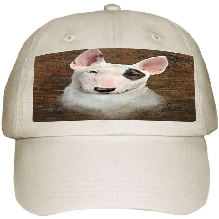 Rustic Bull Terrier Dog Ball Hat Cap HAT54837