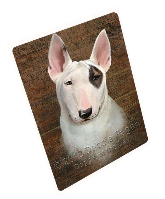 Rustic Bull Terrier Dog Blanket BLNKT69393