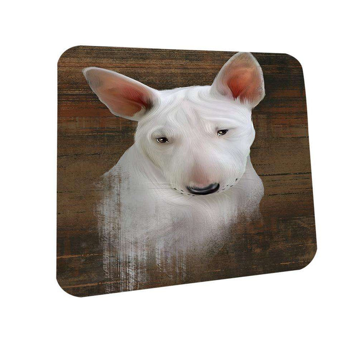 Rustic Bull Terrier Dog Coasters Set of 4 CST50320