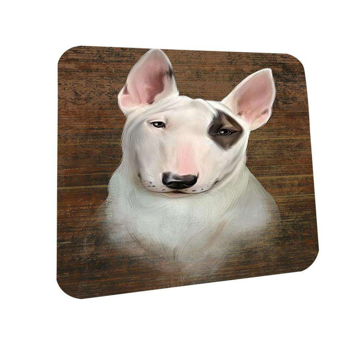 Rustic Bull Terrier Dog Coasters Set of 4 CST50321