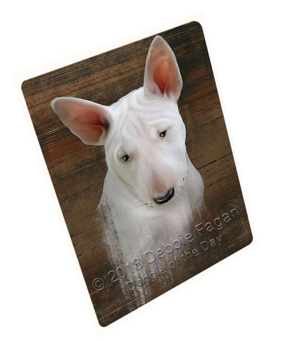 Rustic Bull Terrier Dog Cutting Board C55125