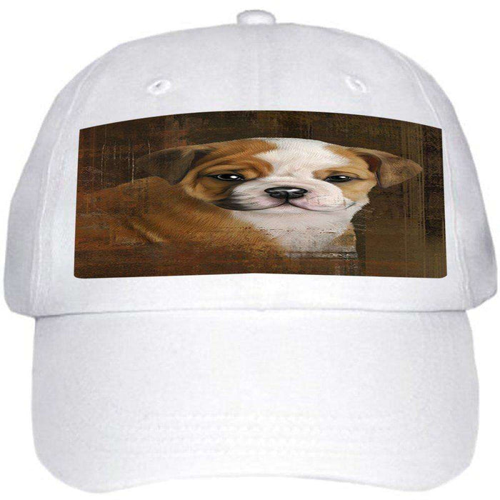 Rustic Bulldog Ball Hat Cap HAT48378