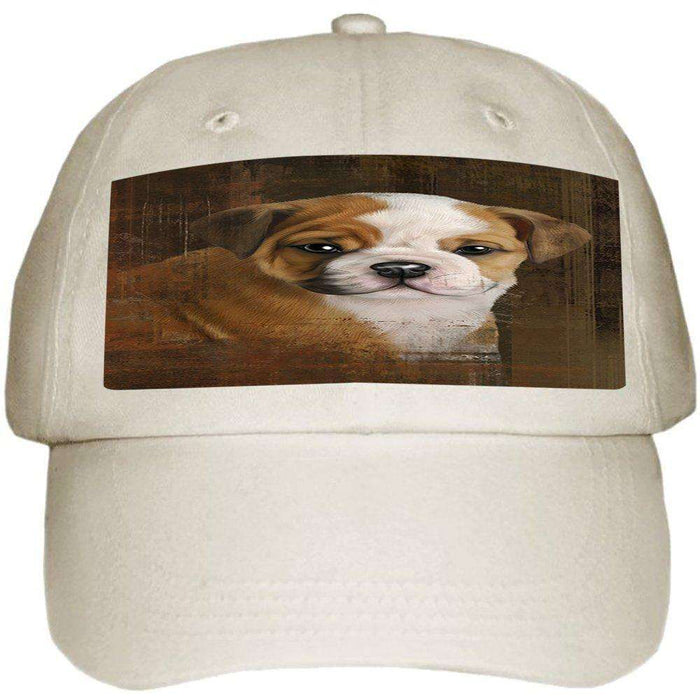 Rustic Bulldog Ball Hat Cap HAT48378