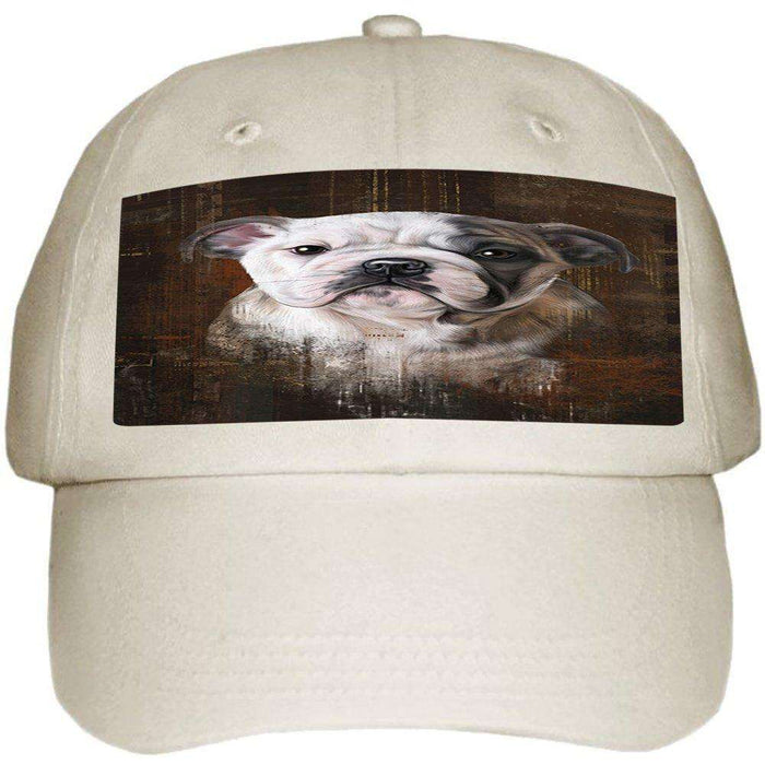 Rustic Bulldog Ball Hat Cap HAT48384