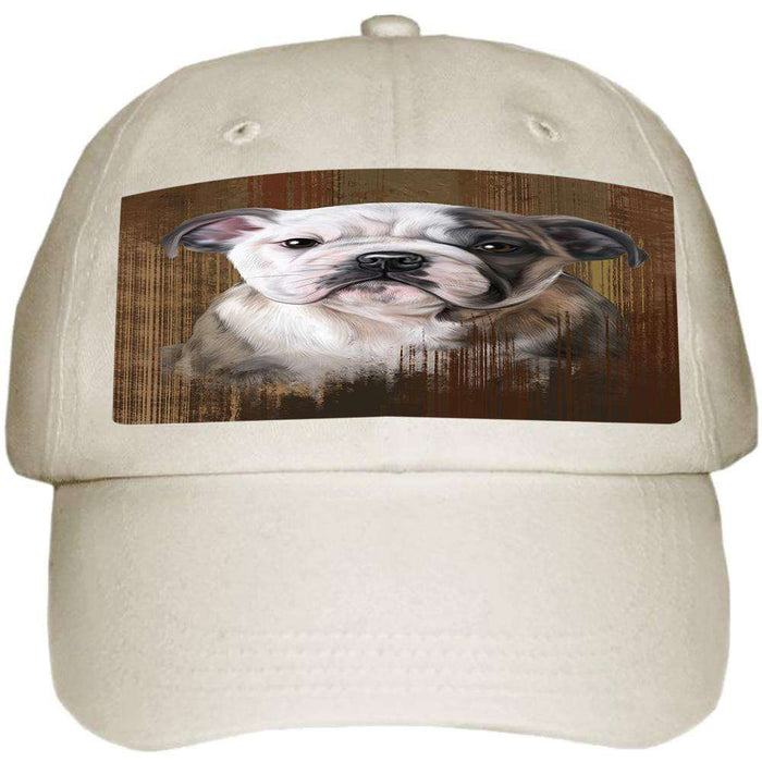 Rustic Bulldog Ball Hat Cap HAT54840