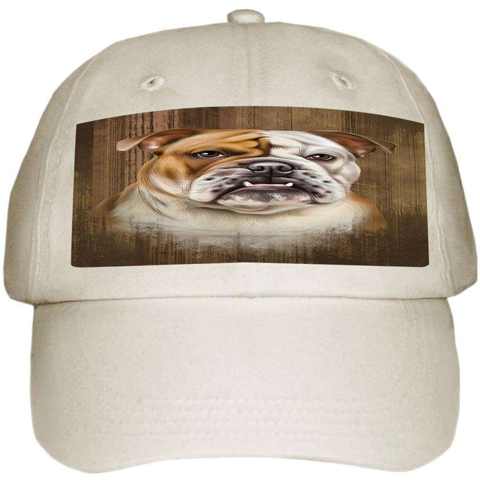 Rustic Bulldog Ball Hat Cap HAT55386
