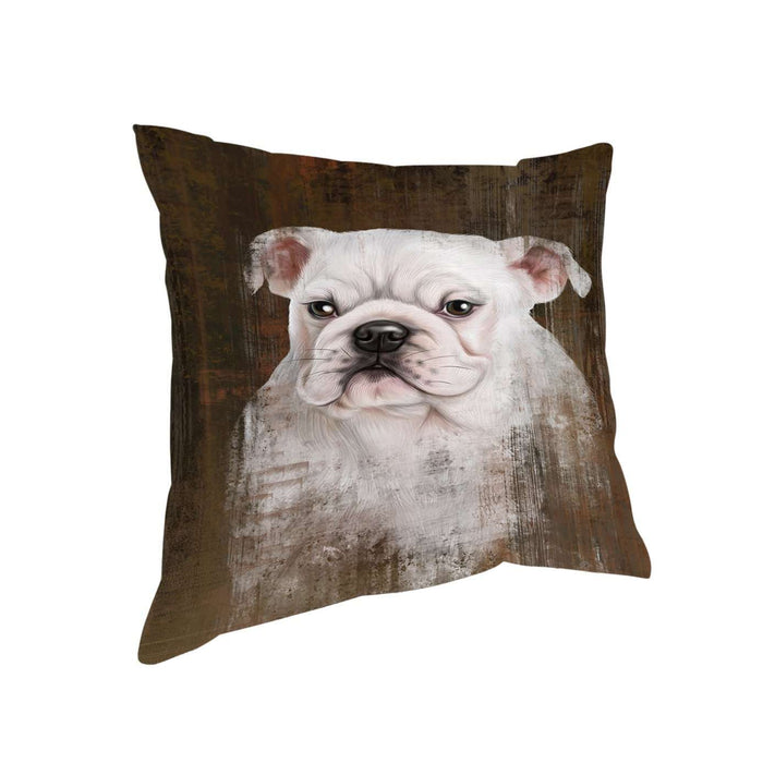 Rustic Bulldog Pillow PIL48908
