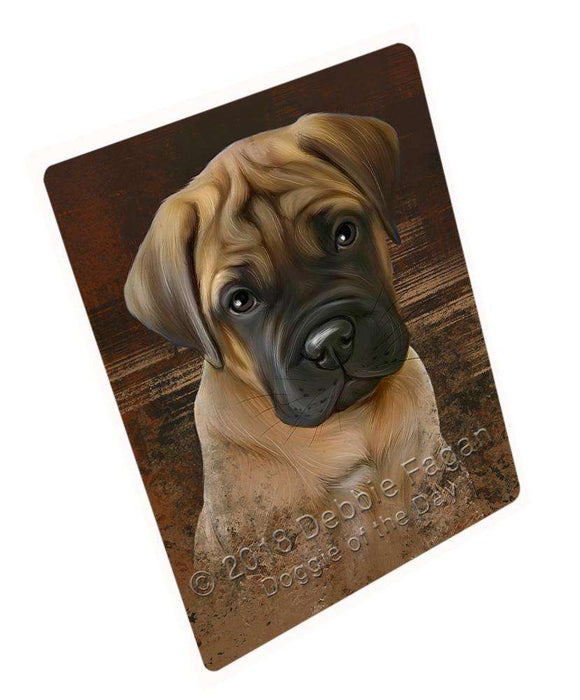 Rustic Bullmastiff Dog Blanket BLNKT69456