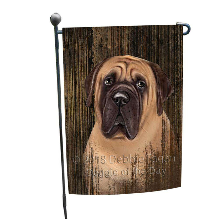 Rustic Bullmastiff Dog Garden Flag GFLG50251