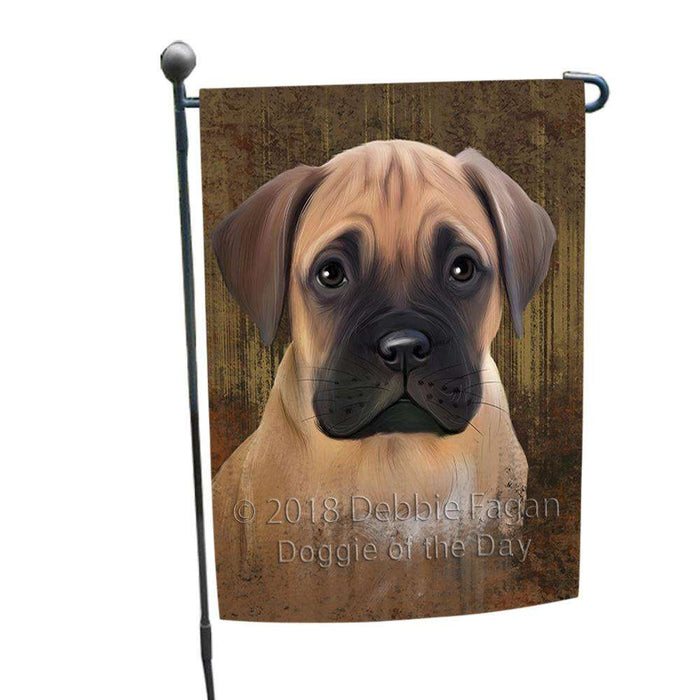 Rustic Bullmastiff Dog Garden Flag GFLG50253