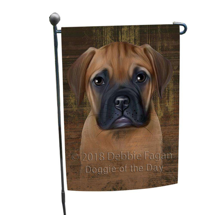 Rustic Bullmastiff Dog Garden Flag GFLG50254