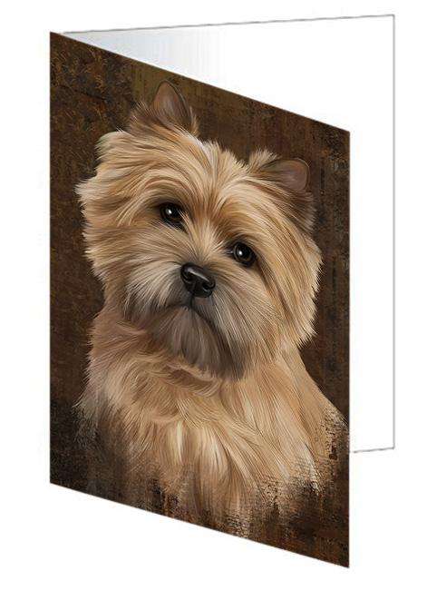 Rustic Cairn Terrier Dog Handmade Artwork Assorted Pets Greeting Cards and Note Cards with Envelopes for All Occasions and Holiday Seasons GCD67292