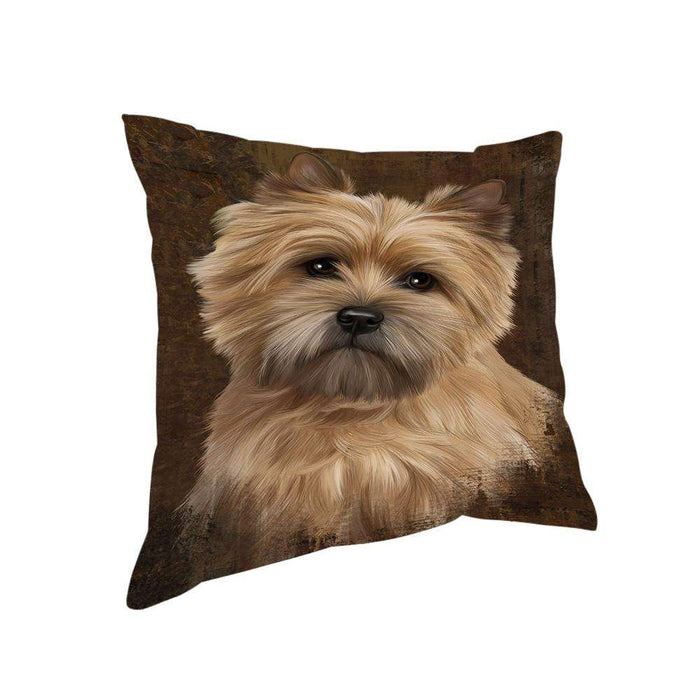 Rustic Cairn Terrier Dog Pillow PIL74308