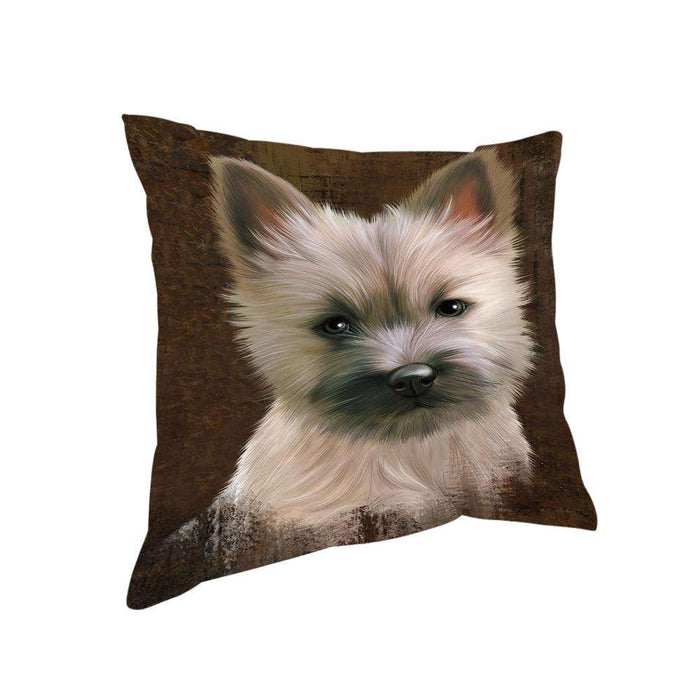 Rustic Cairn Terrier Dog Pillow PIL74312
