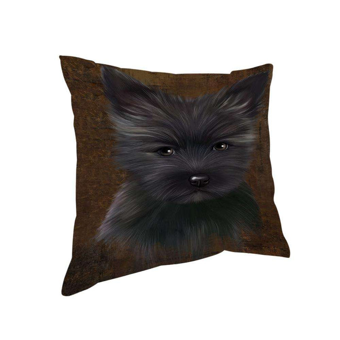 Rustic Cairn Terrier Dog Pillow PIL74316