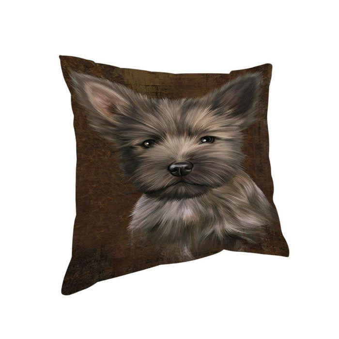 Rustic Cairn Terrier Dog Pillow PIL74320