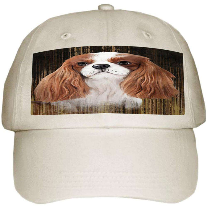 Rustic Cavalier King Charles Spaniel Dog Ball Hat Cap HAT54861