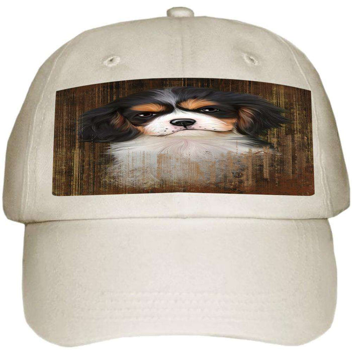 Rustic Cavalier King Charles Spaniel Dog Ball Hat Cap HAT54864