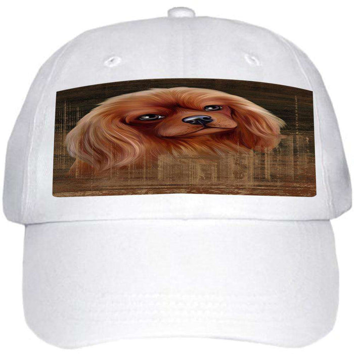 Rustic Cavalier King Charles Spaniel Dog Ball Hat Cap HAT54867