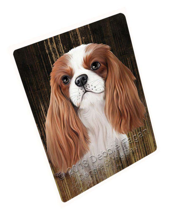 Rustic Cavalier King Charles Spaniel Dog Blanket BLNKT69465