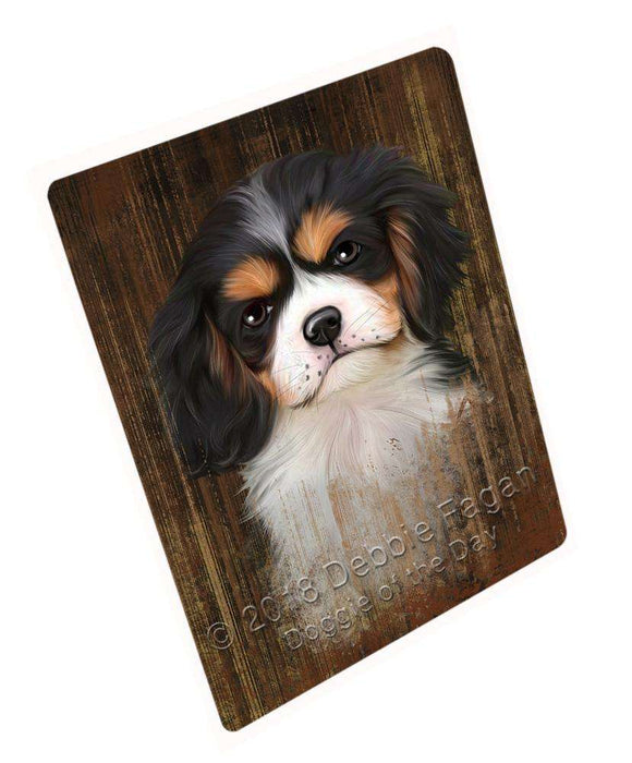 Rustic Cavalier King Charles Spaniel Dog Blanket BLNKT69474