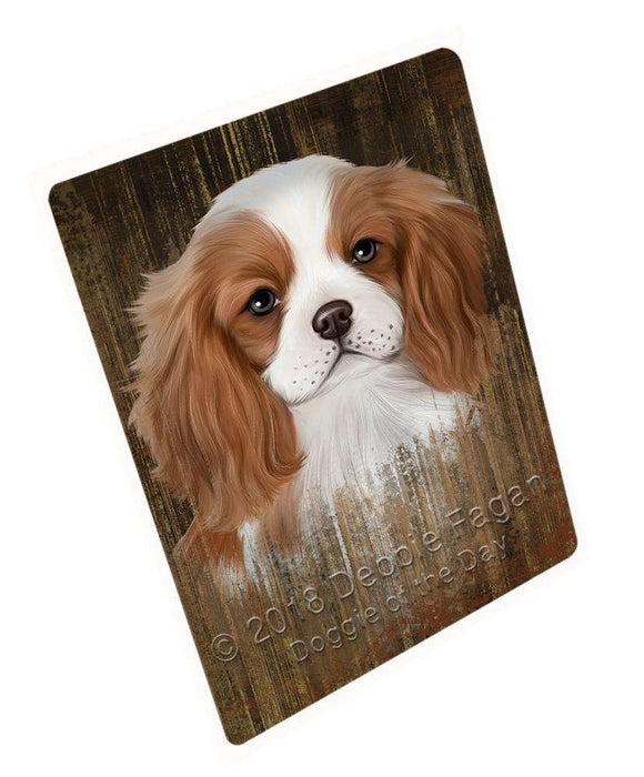 Rustic Cavalier King Charles Spaniel Dog Blanket BLNKT69501