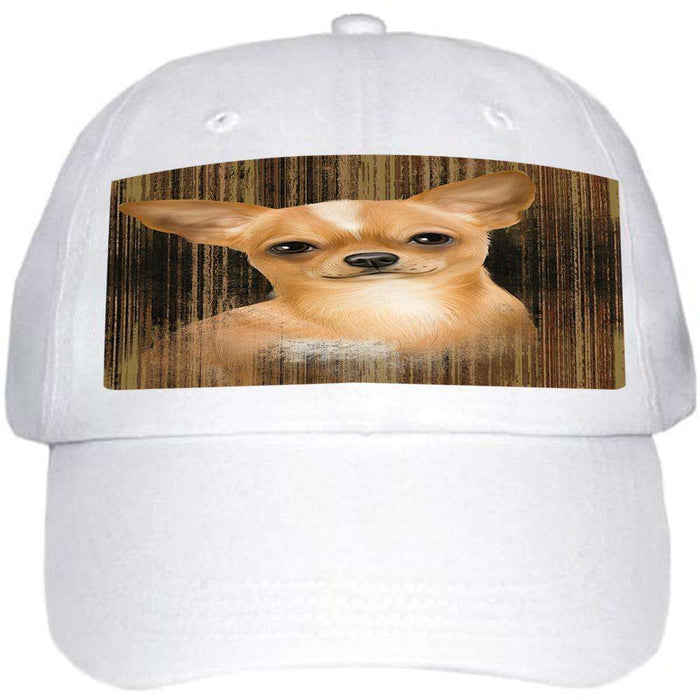 Rustic Chihuahua Dog Ball Hat Cap HAT54876