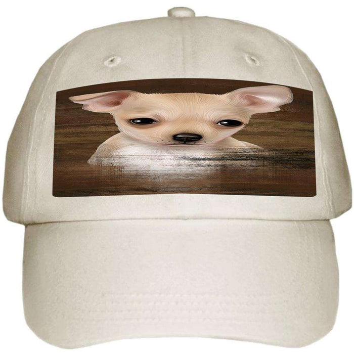 Rustic Chihuahua Dog Ball Hat Cap HAT54882