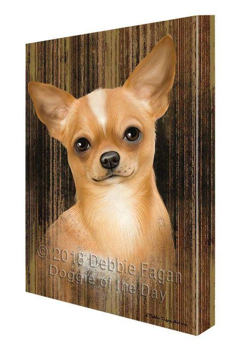 Rustic Chihuahua Dog Canvas Print Wall Art Décor CVS69650