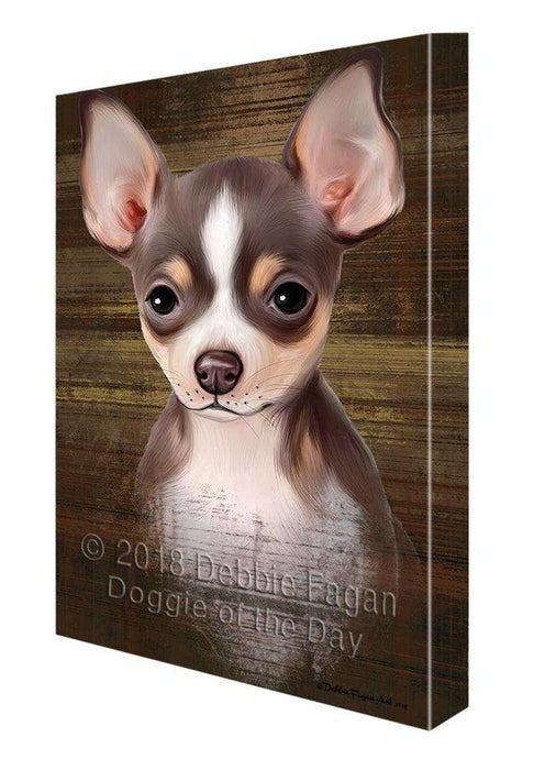 Rustic Chihuahua Dog Canvas Print Wall Art Décor CVS69659