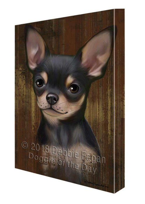 Rustic Chihuahua Dog Canvas Print Wall Art Décor CVS69677