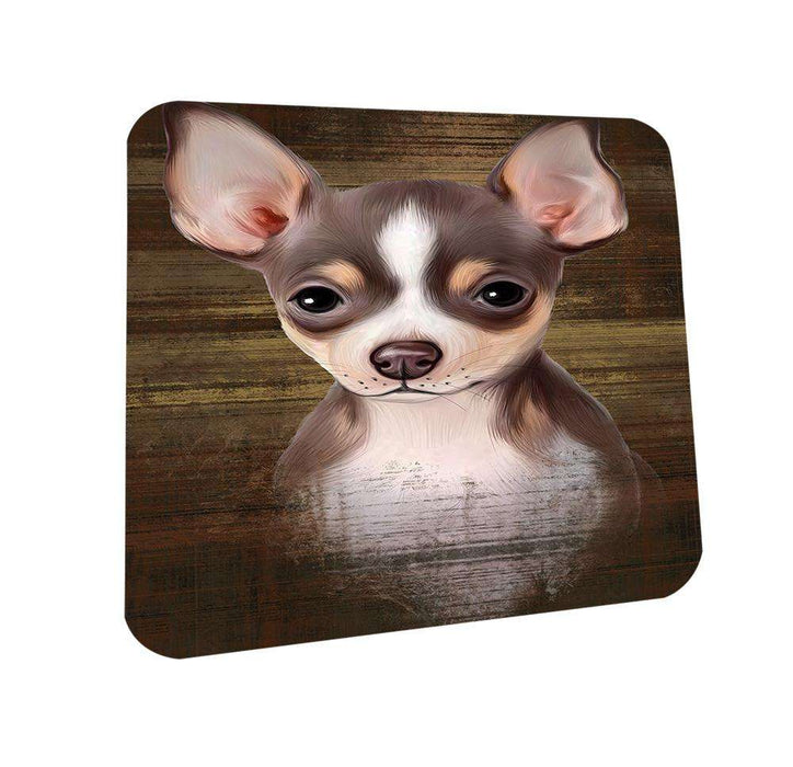 Rustic Chihuahua Dog Coasters Set of 4 CST50335