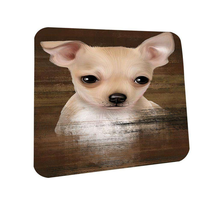 Rustic Chihuahua Dog Coasters Set of 4 CST50336
