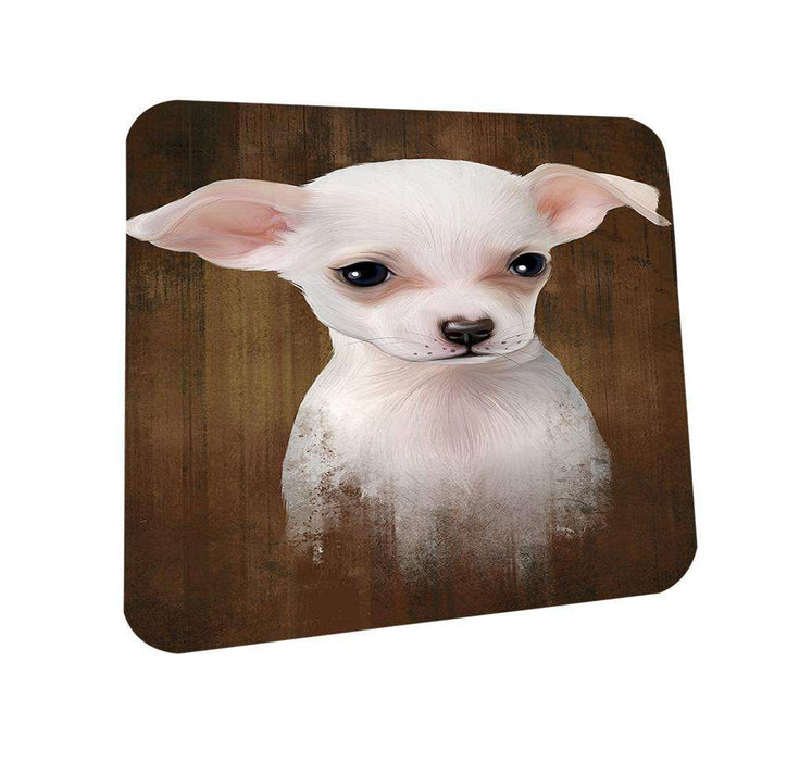 Rustic Chihuahua Dog Coasters Set of 4 CST50338