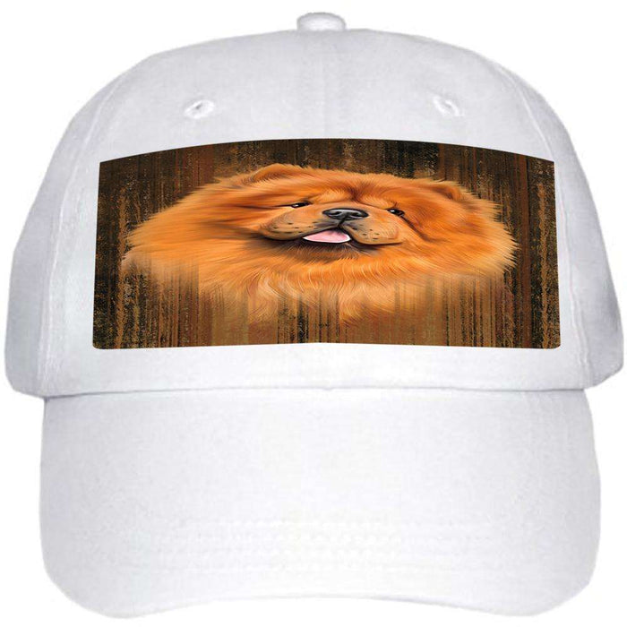 Rustic Chow Chow Dog Ball Hat Cap HAT54891