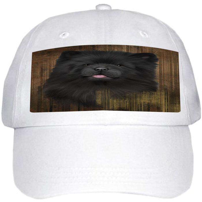 Rustic Chow Chow Dog Ball Hat Cap HAT54894