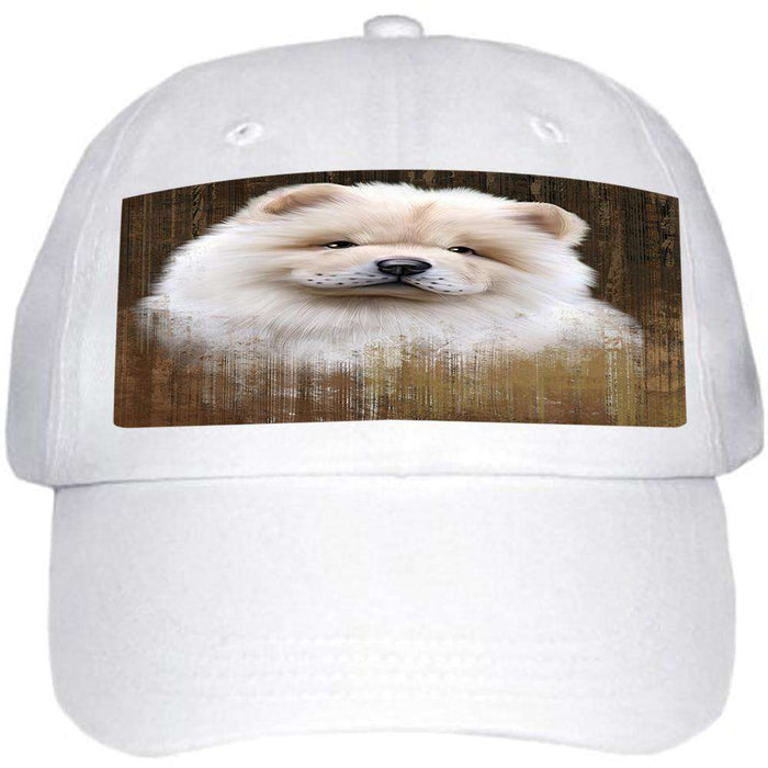Rustic Chow Chow Dog Ball Hat Cap HAT54897