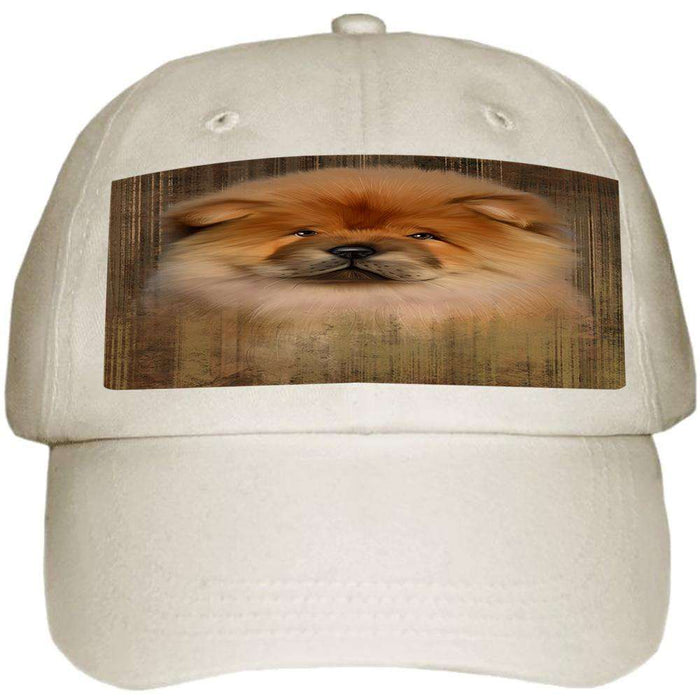 Rustic Chow Chow Dog Ball Hat Cap HAT54900