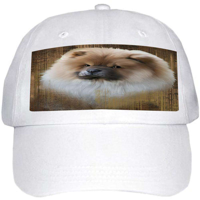 Rustic Chow Chow Dog Ball Hat Cap HAT54903