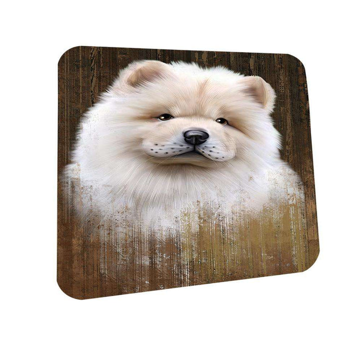 Rustic Chow Chow Dog Coasters Set of 4 CST50341