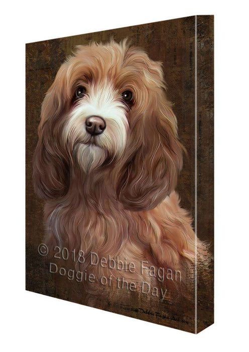 Rustic Cockapoo Dog Canvas Print Wall Art Décor CVS107711